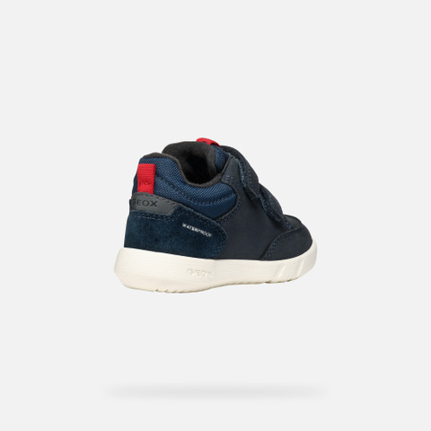 Sneakers with straps HYROO BABY Navy/Red - image number 4 | GEOX