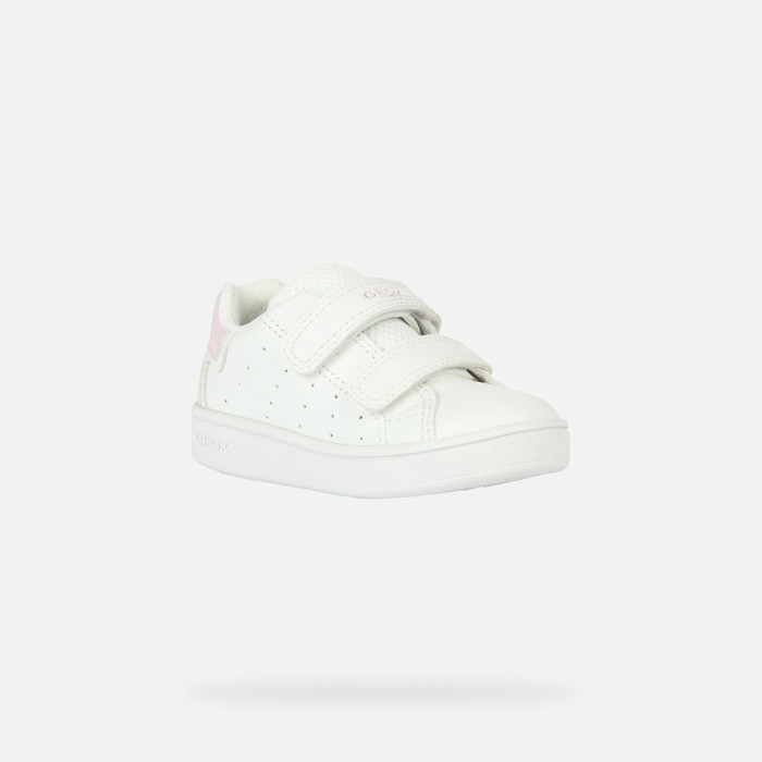 Geox® ECLYPER A: Velcro Shoes white Baby | Geox® SPORT BASIC