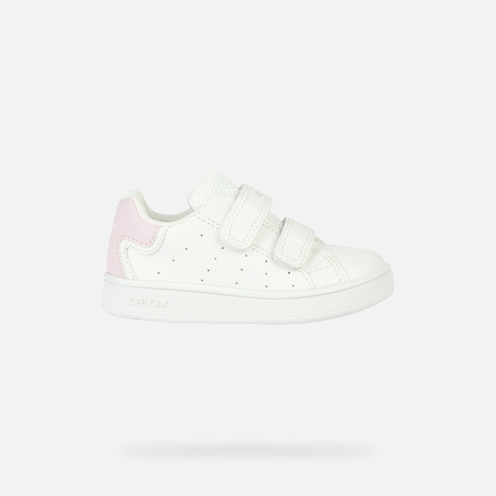 Velcro shoes ECLYPER BABY White/Light Pink | GEOX