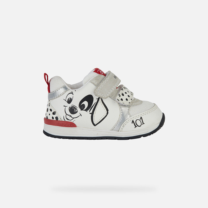One hundred and one dalmatians RISHON BABY White/Red | GEOX