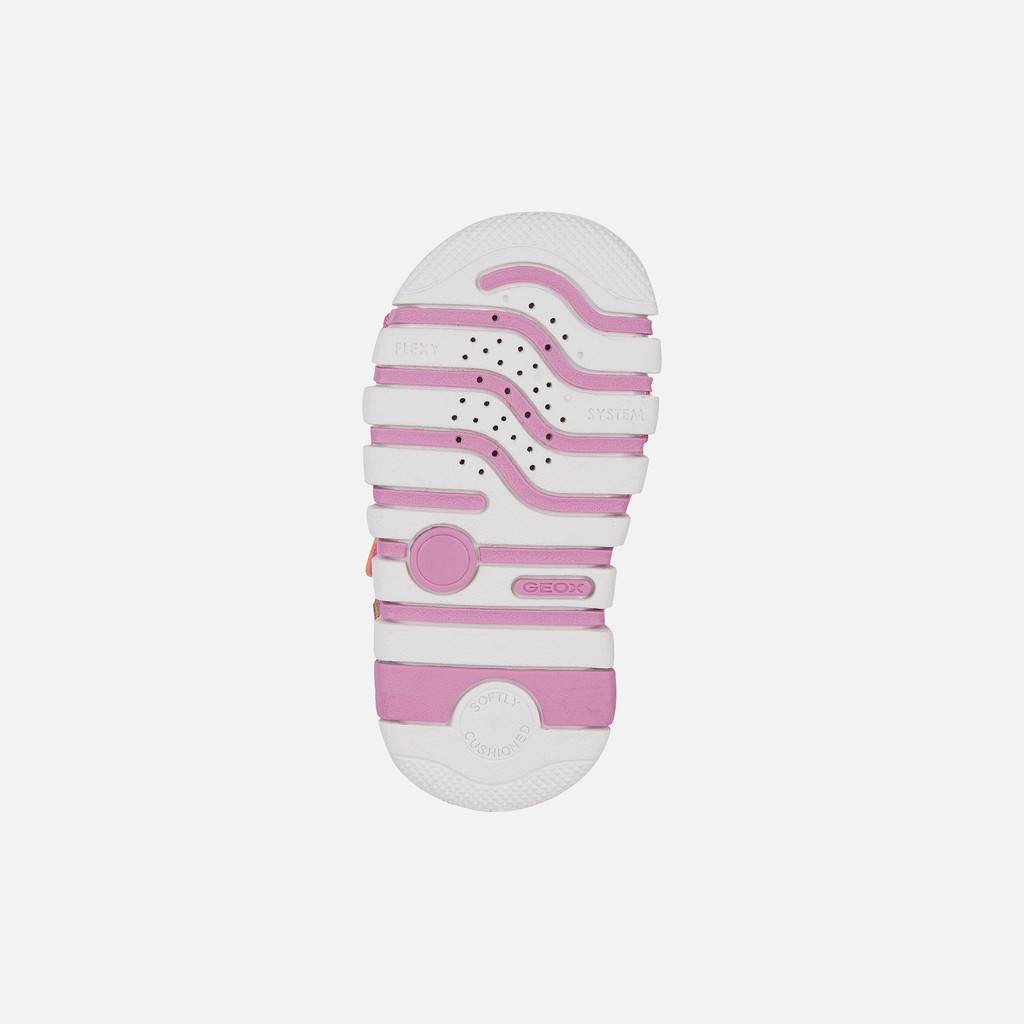 closed toe sandals SANDAL IUPIDOO BABY GIRL Dark Pink/Yellow - image number 6 | GEOX