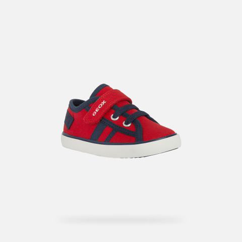 sneakers with straps GISLI BABY Red/Navy - image number 2 | GEOX