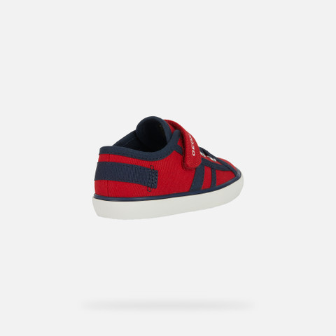 sneakers with straps GISLI BABY Red/Navy - image number 4 | GEOX