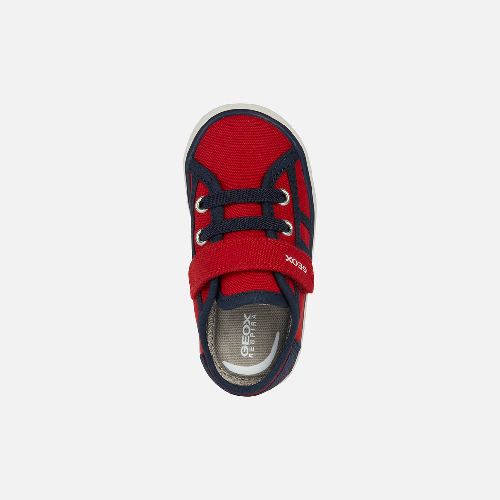 sneakers with straps GISLI BABY Red/Navy - image number 5 | GEOX