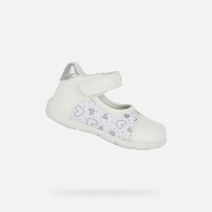 FIRST STEPS BABY GIRL ELTHAN BABY GIRL - WHITE/SILVER