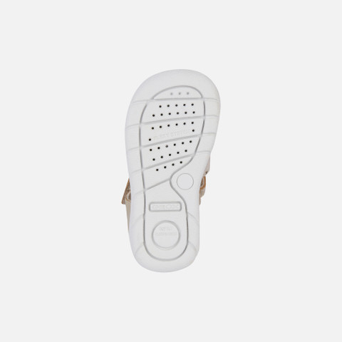 sandals with straps SANDAL ALUL TODDLER GIRL Beige/Light Gold - image number 6 | GEOX