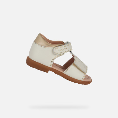 sandals with straps VERRED TODDLER GIRL Light ivory - image number 0 | GEOX