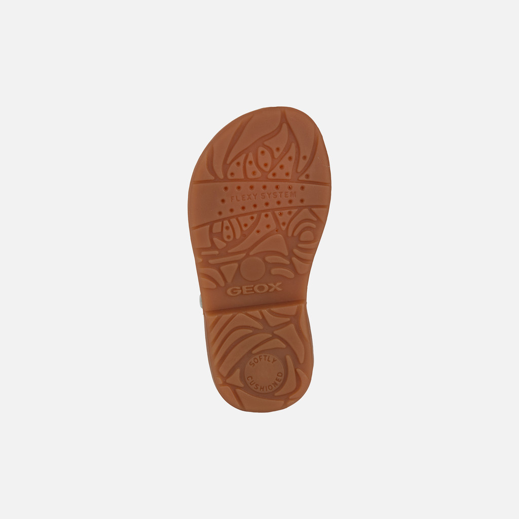 sandals with straps VERRED TODDLER GIRL Light ivory - image number 6 | GEOX