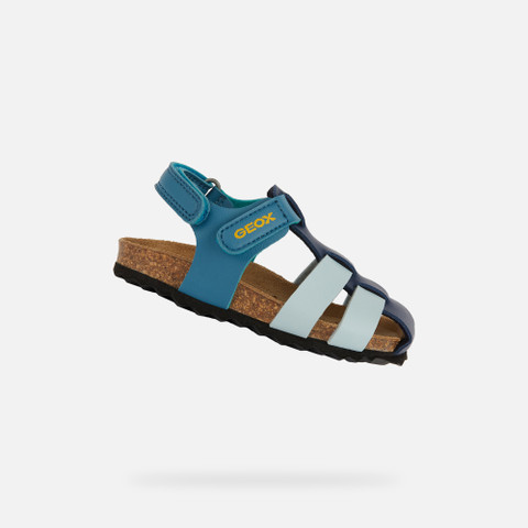 closed toe sandals SANDAL CHALKI TODDLER BOY Octane/Navy - image number 0 | GEOX