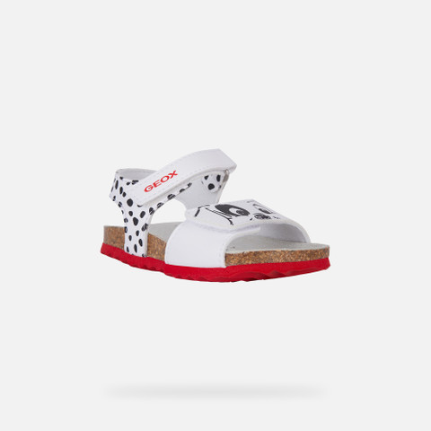 One Hundred and One Dalmatians SANDAL CHALKI BABY White/Black - image number 2 | GEOX