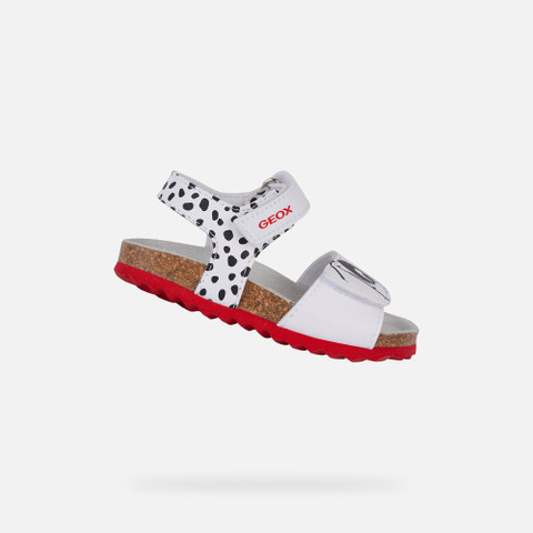One Hundred and One Dalmatians SANDAL CHALKI BABY White/Black - image number 0 | GEOX