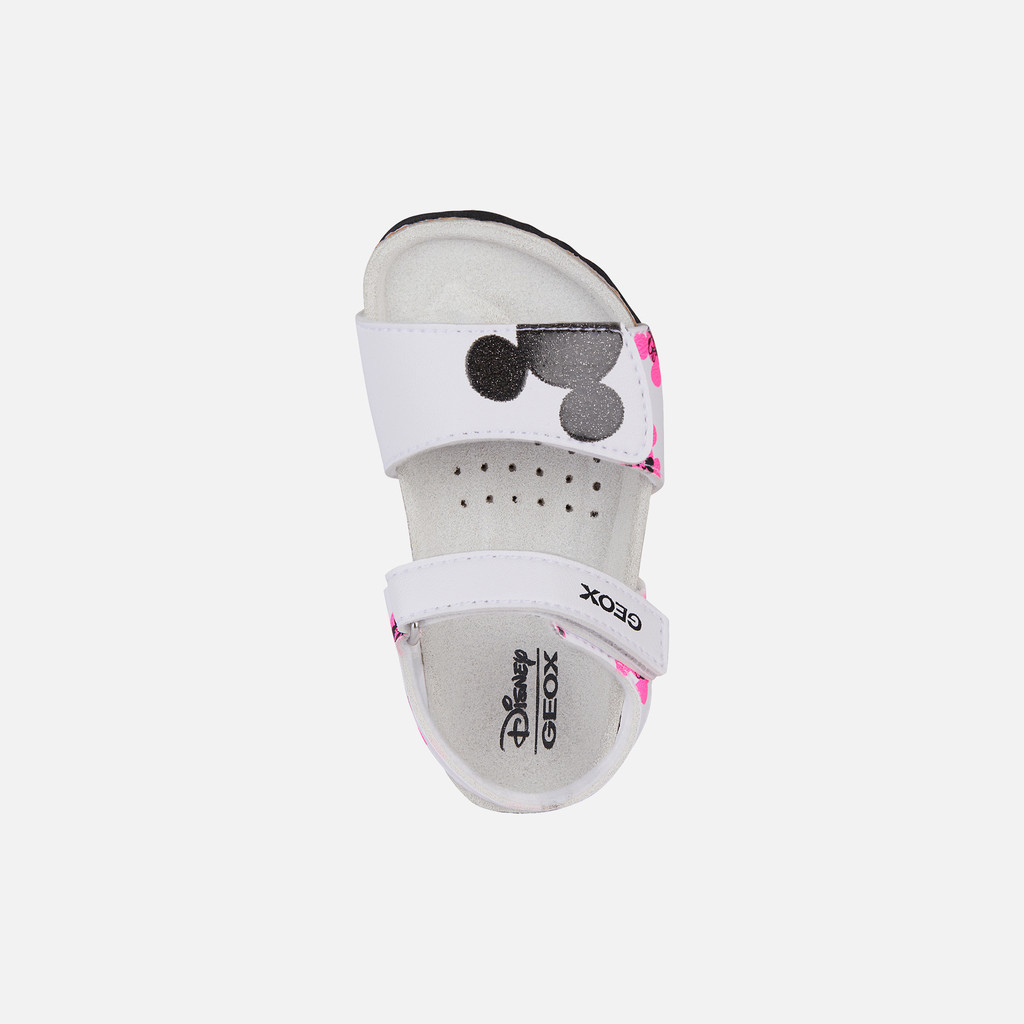 Geox® CHALKI: Baby's White Sandals Minnie | Geox® DISNEY