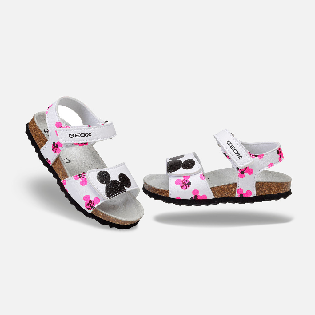 Geox® CHALKI: Baby's White Sandals Minnie | Geox® DISNEY