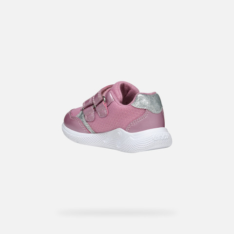 Low Top Sneakers SPRINTYE TODDLER GIRL Pink - image number 3 | GEOX