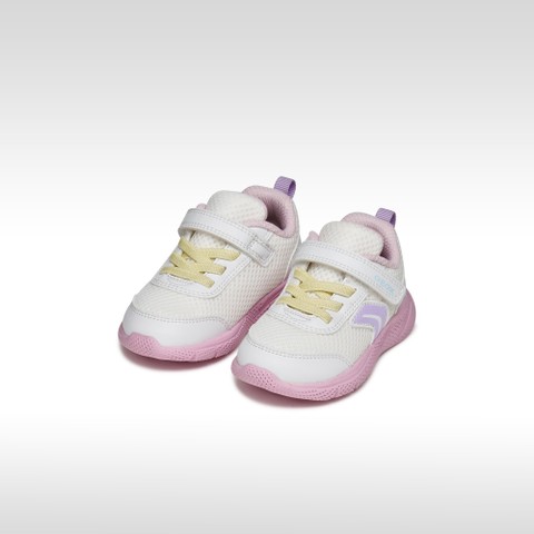Niedrige Sneakers SPRINTYE BABY Wei&szlig;/Rosa - image number 1 | GEOX