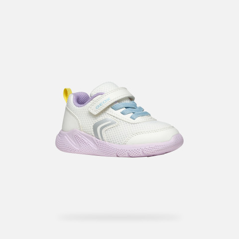 Low Top Sneakers SPRINTYE BABY White/Multicolor - image number 2 | GEOX