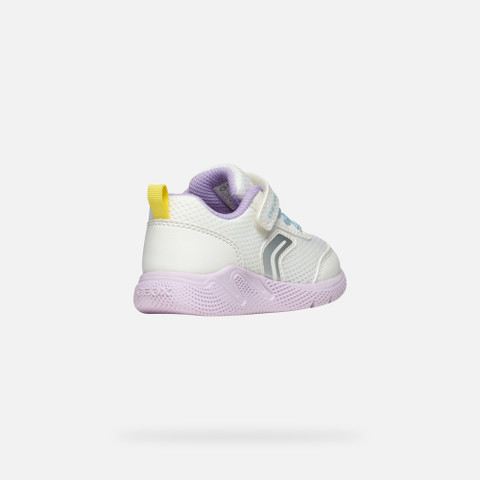 Low Top Sneakers SPRINTYE BABY White/Multicolor - image number 4 | GEOX