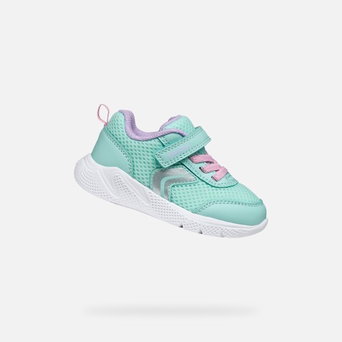 Low top sneakers SPRINTYE BABY Sea Green/Pink | GEOX