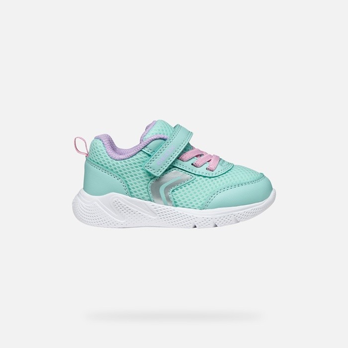 Low top sneakers SPRINTYE BABY Sea Green/Pink | GEOX