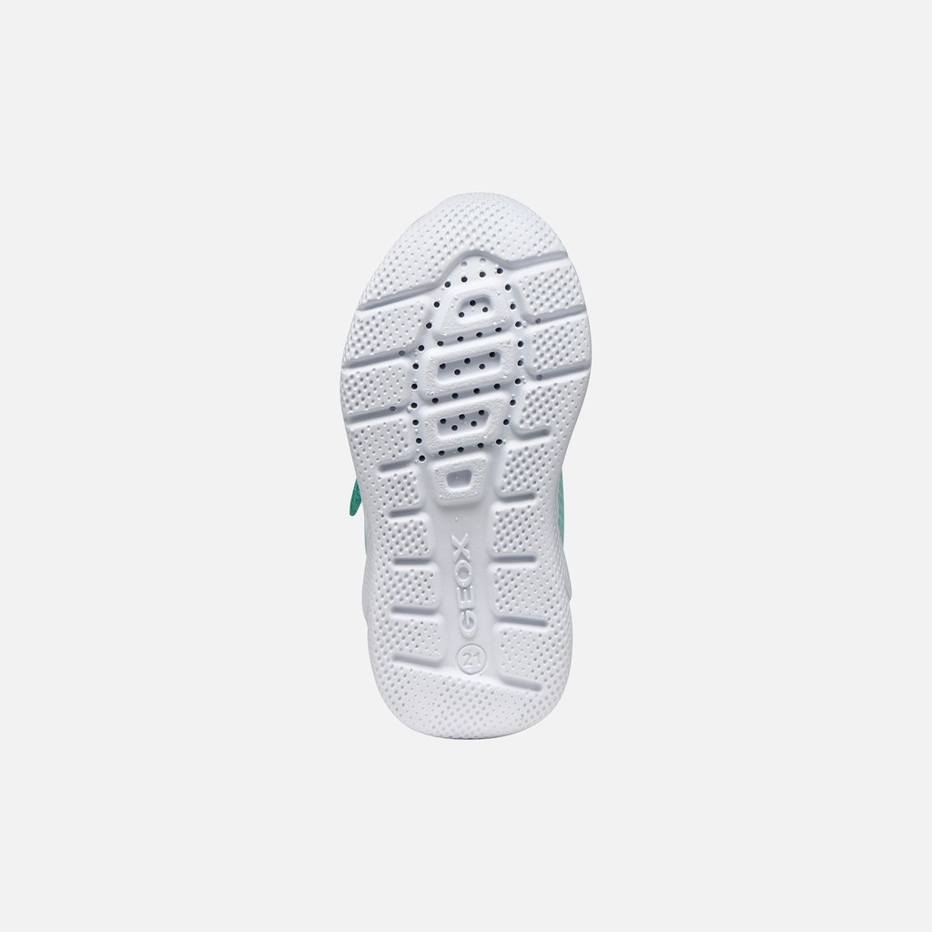 Low top sneakers SPRINTYE BABY Sea Green/Pink - image number 6 | GEOX