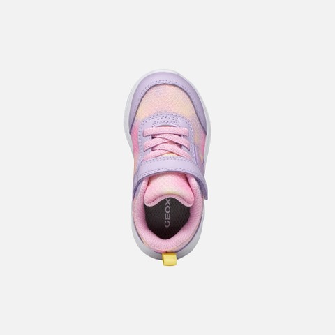 Low top sneakers SPRINTYE TODDLER GIRL Light lilac/Pink - image number 5 | GEOX