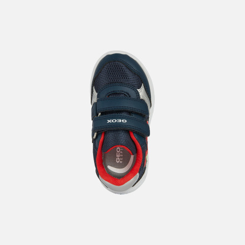 sneakers with straps SPRINTYE TODDLER BOY Navy/Red - image number 5 | GEOX