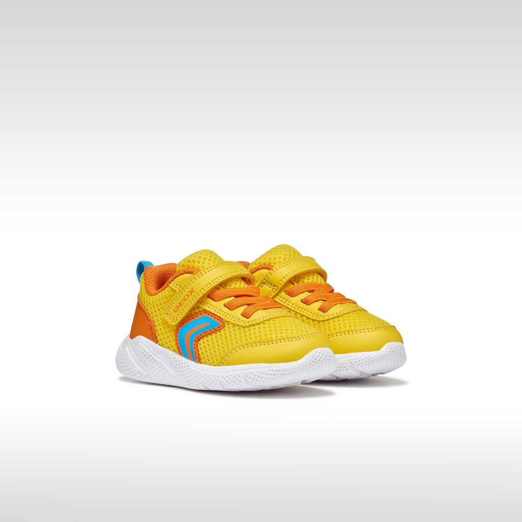 Low top sneakers SPRINTYE BABY Yellow/Orange - image number 1 | GEOX
