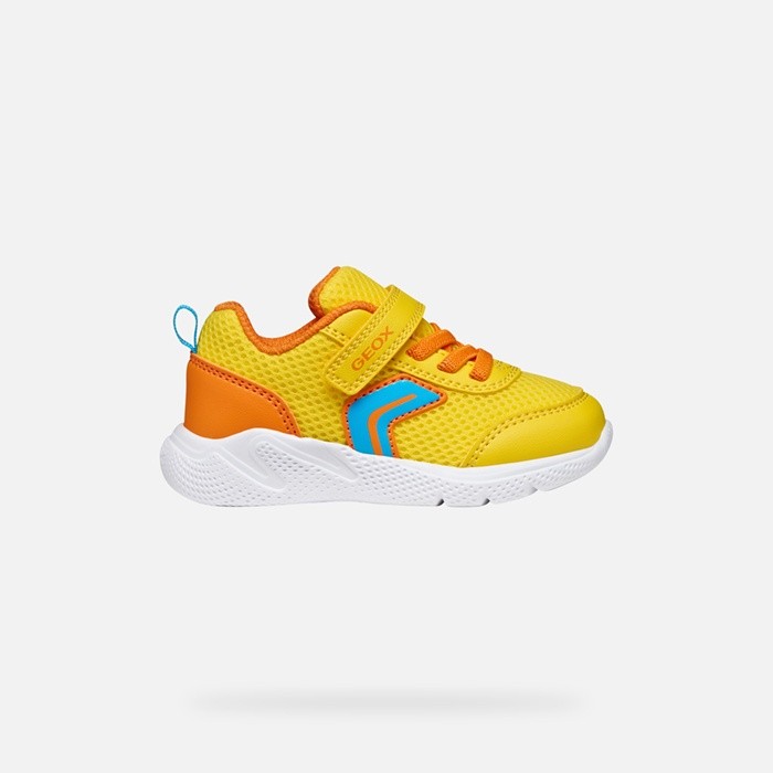 Low top sneakers SPRINTYE BABY Yellow/Orange | GEOX