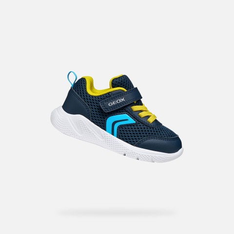 Low top sneakers SPRINTYE BABY Navy/Yellow | GEOX