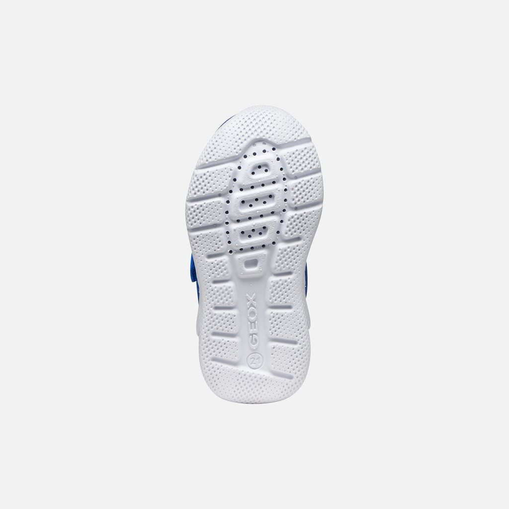 Low top sneakers SPRINTYE BABY Royal/Orange - image number 6 | GEOX