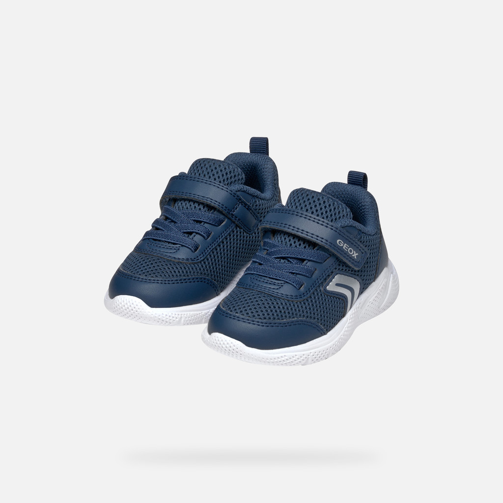 Low top sneakers SPRINTYE BABY Navy - image number 7 | GEOX