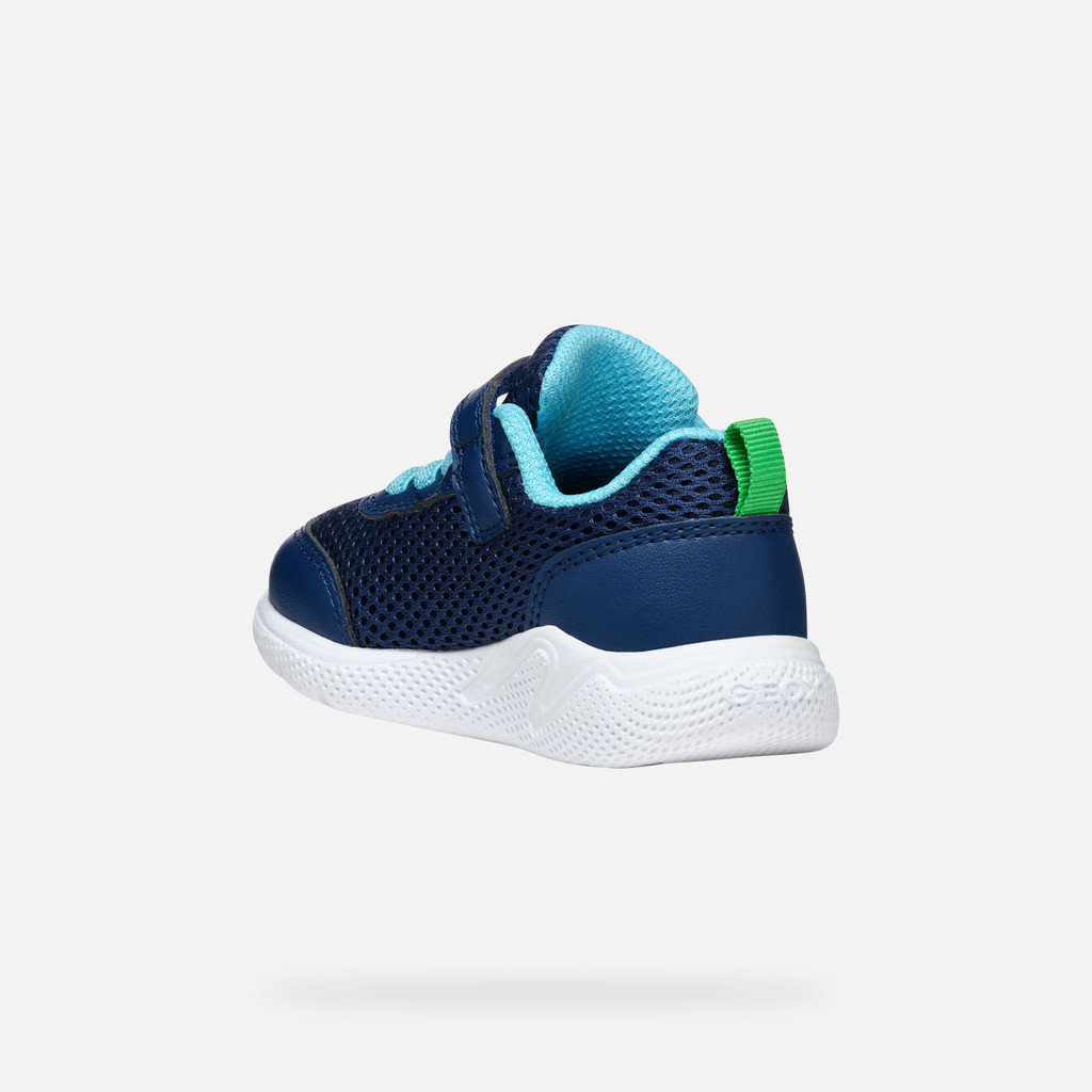 Low Top Sneakers SPRINTYE BABY Navy/Light green - image number 3 | GEOX