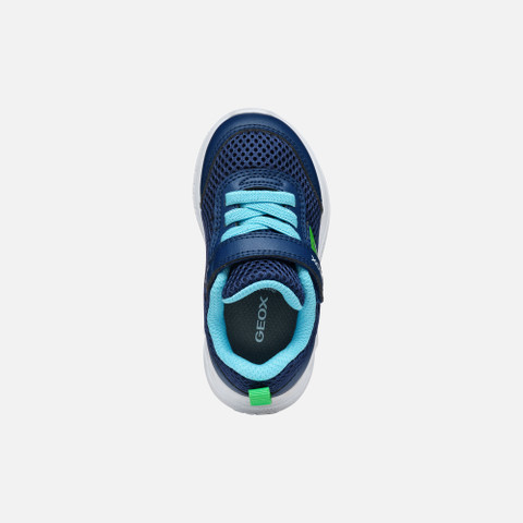 Low Top Sneakers SPRINTYE BABY Navy/Light green - image number 5 | GEOX