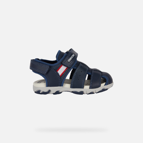 closed toe sandals SANDAL FLAFFEE TODDLER BOY Navy - image number 1 | GEOX