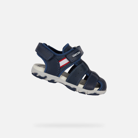 closed toe sandals SANDAL FLAFFEE TODDLER BOY Navy - image number 0 | GEOX