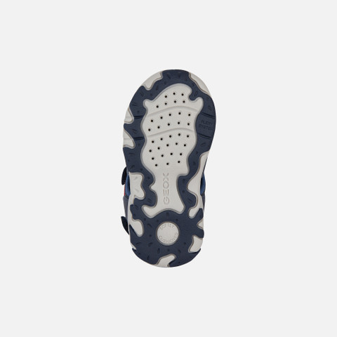 closed toe sandals SANDAL FLAFFEE TODDLER BOY Navy - image number 6 | GEOX