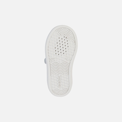 sneakers with straps NASHIK BABY White/Navy - image number 6 | GEOX