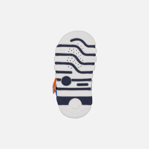 closed toe sandals SANDAL IUPIDOO BABY BOY Royal/Orange - image number 6 | GEOX