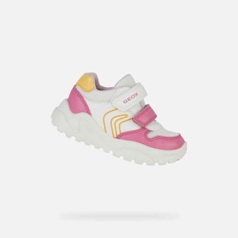sneakers with straps CIUFCIUF BABY White/Dark Pink - image number 0 | GEOX
