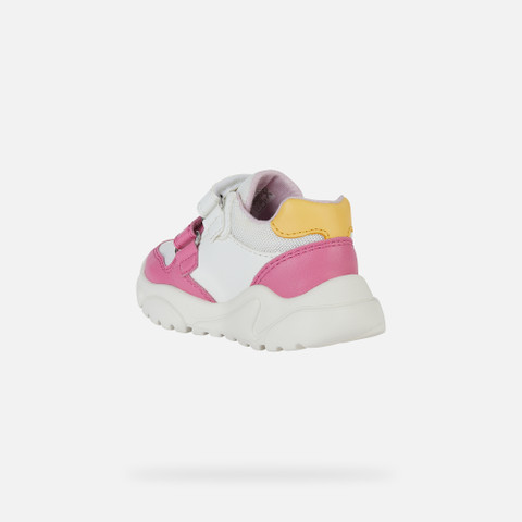 sneakers with straps CIUFCIUF BABY White/Dark Pink - image number 3 | GEOX