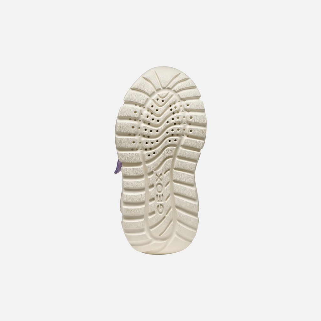 Baskets basse CIUFCIUF B&Eacute;B&Eacute; Blanc cass&eacute;/Lilas - image number 6 | GEOX