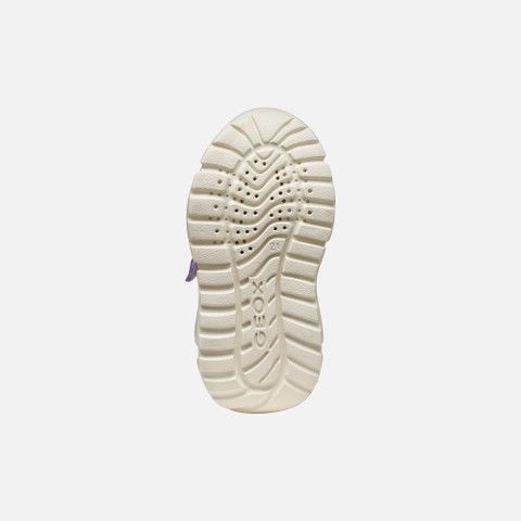 Baskets basse CIUFCIUF B&Eacute;B&Eacute; Blanc cass&eacute;/Lilas - image number 6 | GEOX