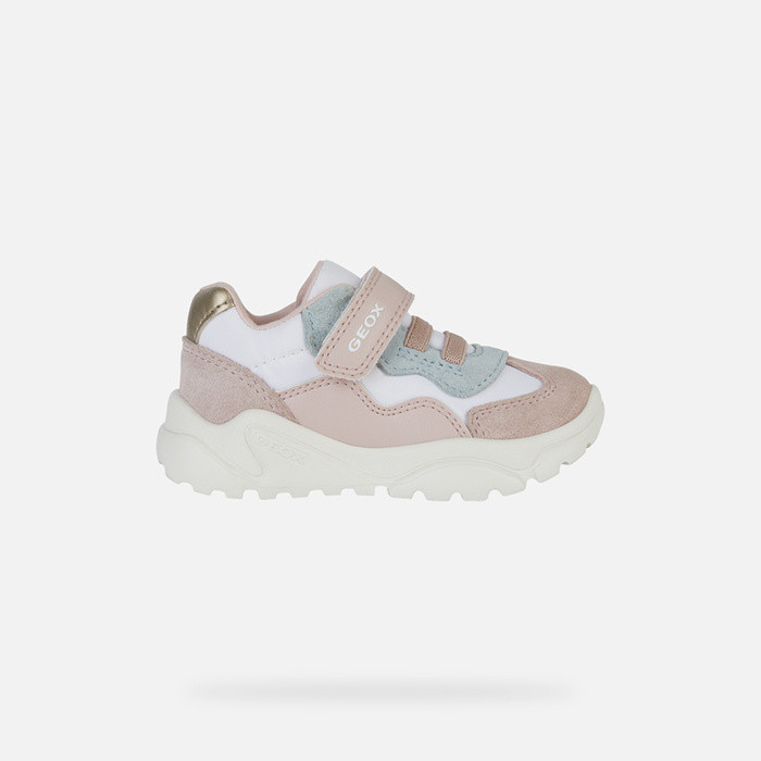 Low top sneakers CIUFCIUF BABY White/Light Rose | GEOX