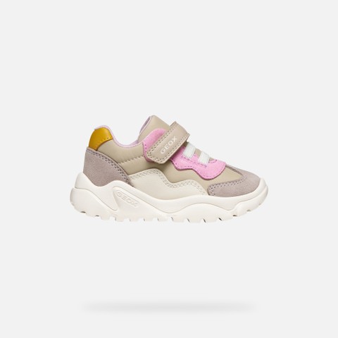 Scarpe con strappo CIUFCIUF BABY Beige/Rosa Scuro - image number 1 | GEOX