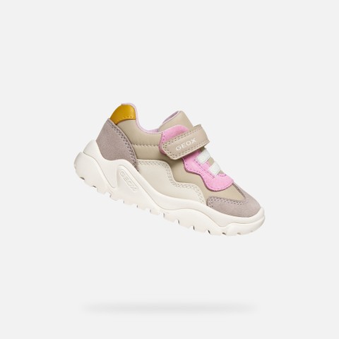 Scarpe con strappo CIUFCIUF BABY Beige/Rosa Scuro | GEOX