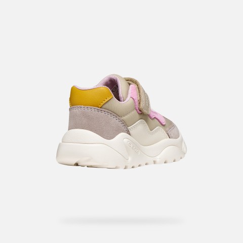 Scarpe con strappo CIUFCIUF BABY Beige/Rosa Scuro - image number 4 | GEOX