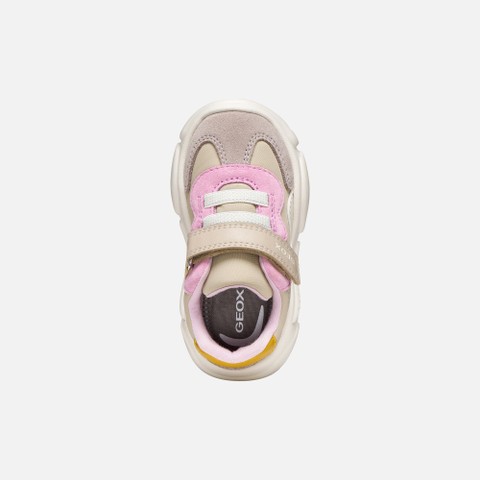 Scarpe con strappo CIUFCIUF BABY Beige/Rosa Scuro - image number 5 | GEOX