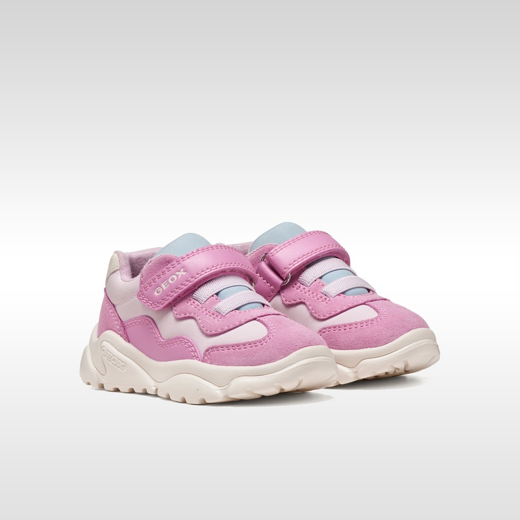 Chaussures &agrave; scratch CIUFCIUF B&Eacute;B&Eacute; Rose/Bleu ciel clair - image number 7 | GEOX