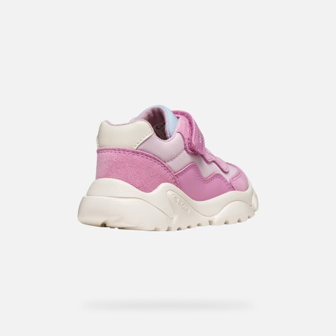 Velcro shoes CIUFCIUF BABY Pink/Light sky - image number 4 | GEOX