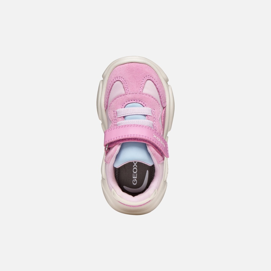 Velcro shoes CIUFCIUF BABY Pink/Light sky - image number 5 | GEOX